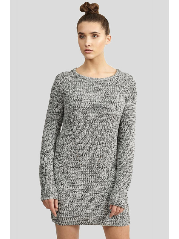 Ariyah Plus Size Twist Knitted Sweater Jumper Mini Dress 18-24