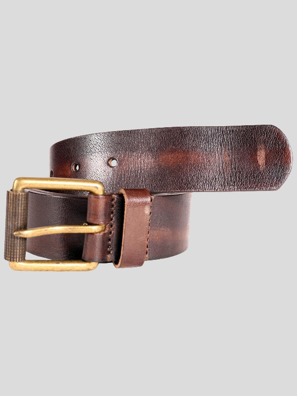 Arnold Mens Brass Buckle Genuine Leather Belts S-3XL