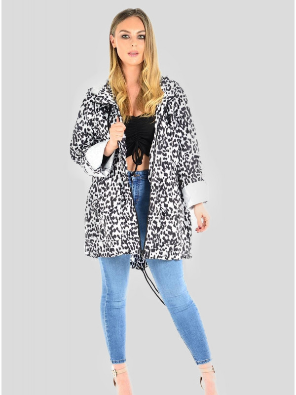 Eleanor Plus Size Animal MAC Raincoats Jacket 18-24