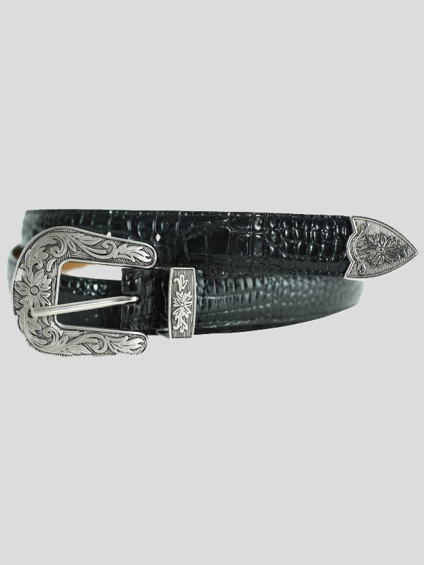 Elizabeth Womens Crocodile Genuine Leather Belts M-4XL