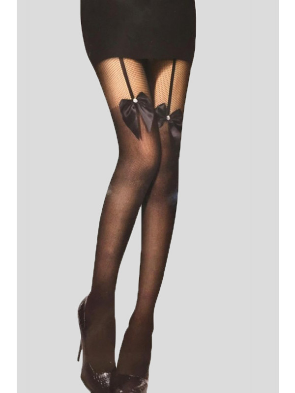 Felicity 3D Bow Net Stockings