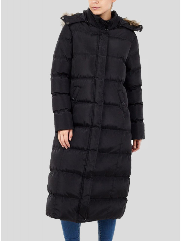 Freida Contrast Fur Trim Hood Padded Coat 8-16