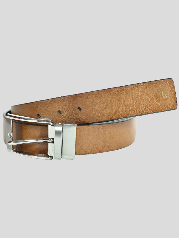 Harry Mens Diamond Cross Pattern Genuine leather Belts S-3XL