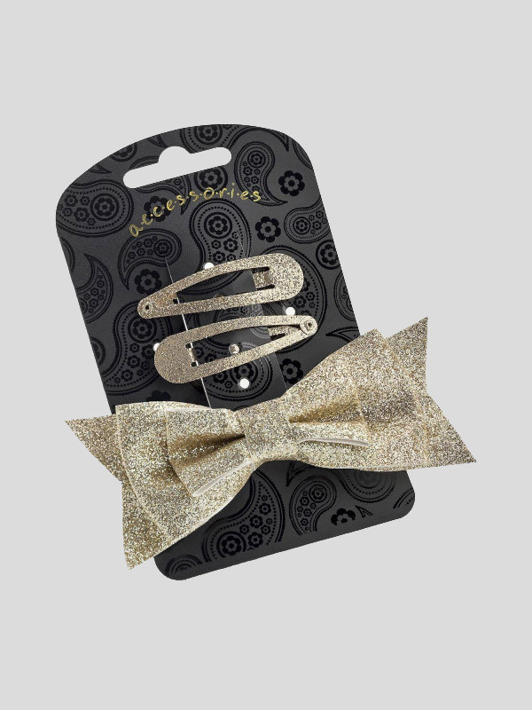 Kassidy Ladies Bow Clip and Snap Clip 