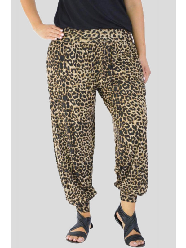 Daisy Leopard Printed Harem Trouser 12-14