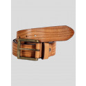 Andrew Mens Tan Textured Genuine Leather Belts S-3XL