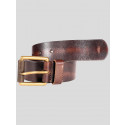 Arnold Mens Brass Buckle Genuine Leather Belts S-3XL