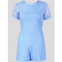Cadence Crochet Lace Playsuit Dress Jumpsuit Party Dress 8-14