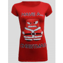 Charlie Angry Santa Print T Shirt 8-14