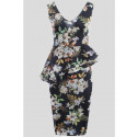 Diana Plus Size Floral Prints Bodycon Midi Dress 16-22
