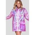Kimber Fluorescent Neon Kagool Mac Raincoat Jacket 8-16