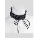 Double String Tie Choker Necklace