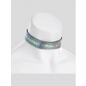 Evie AB Crystal Color Heat Seal Choker Necklace