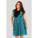 Lilly Plus Size Lace Lined Cap Sleeve Dress 18-24