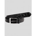 Mark Mens Black Crocodile Texture Genuine Leather Belts S-3XL