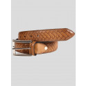 Patrick Mens Brick Textured Genuine leather Belts S-3XL