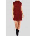Amari Plus Size Sleeveless Neck Knit Pullover Jumper Dress 18-24  
