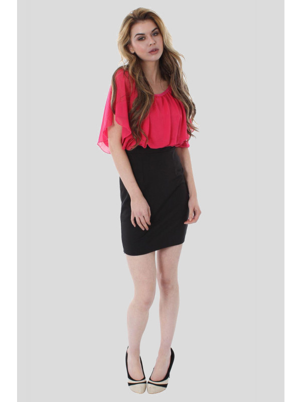 Lydia Plus Size Chiffon Skirt Dress 16-22