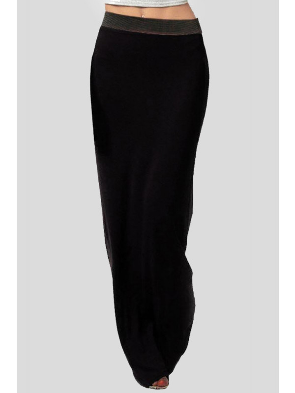 Amna Full Length Gypsy Jersey Maxi Skirt 8-14