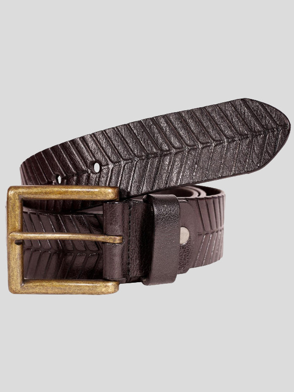 Frederick Mens Textured Genuine leather Belts S-3XL