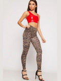 Mila Plus Size Leopard Printed Full Leggings 16-26