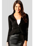 Aliza Single Button Long Sleeve Blazer Jacket 8-16