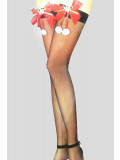 Mia Pom-Pom Sheer Mesh Stockings