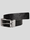 Philip Mens Reversible Textured Genuine leather Belts S-3XL